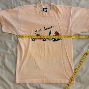 Vintage 90s Ski Texas TShirt Large